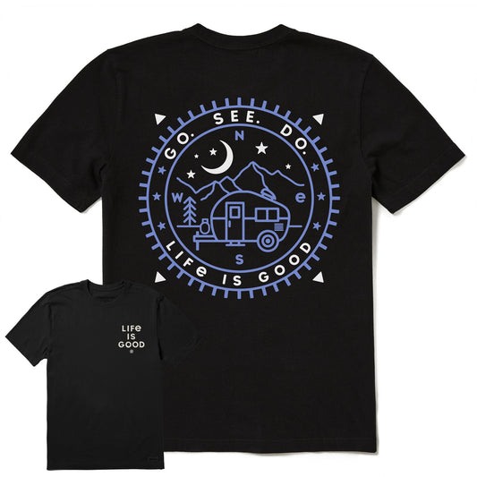 Men's Camper Compass Short Sleeve Tee