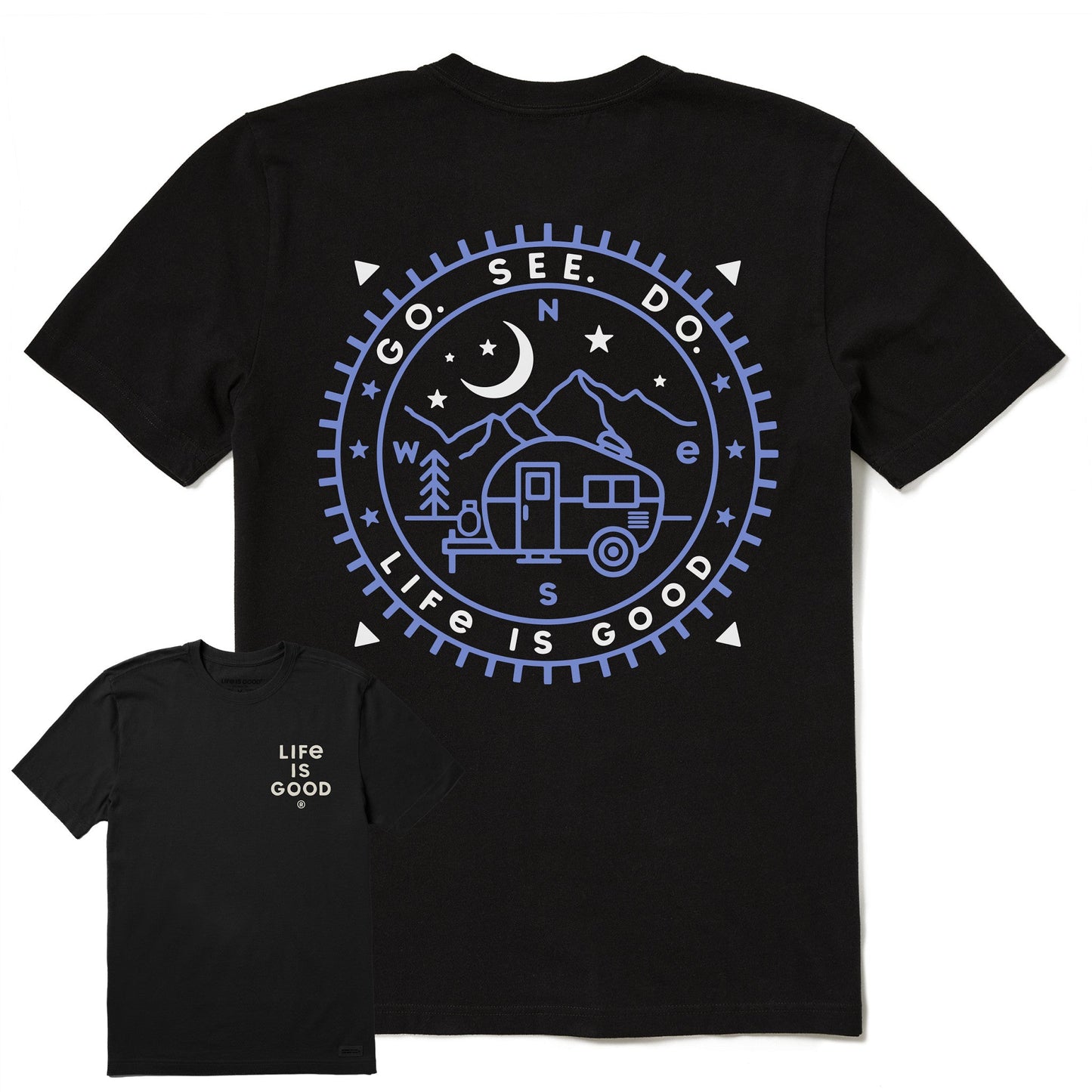 Men's Camper Compass Short Sleeve Tee