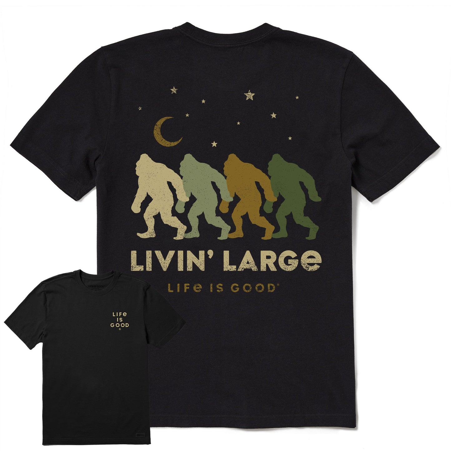 Men's Livin' Large Sasquatch Short Sleeve Tee