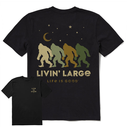 Men's Livin' Large Sasquatch Short Sleeve Tee
