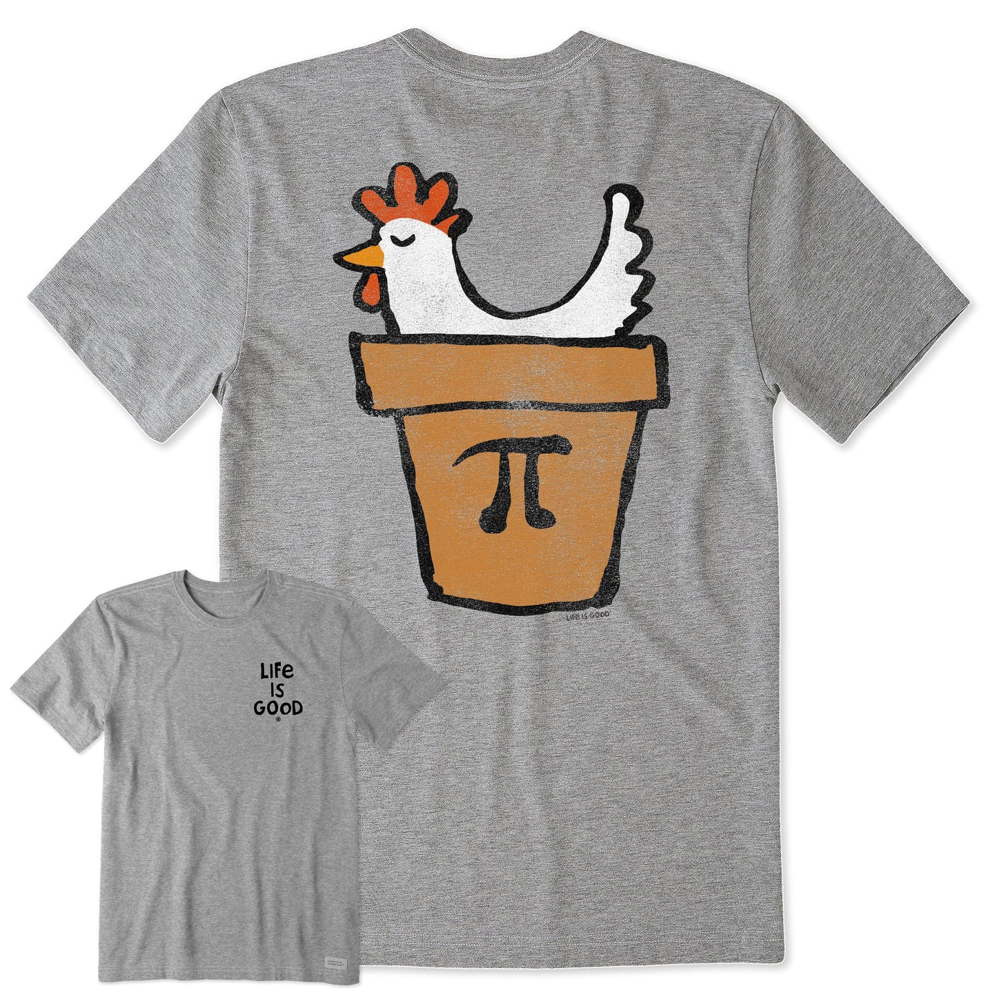 Men's Chicken Pot Pi Short Sleeve Crusher Tee