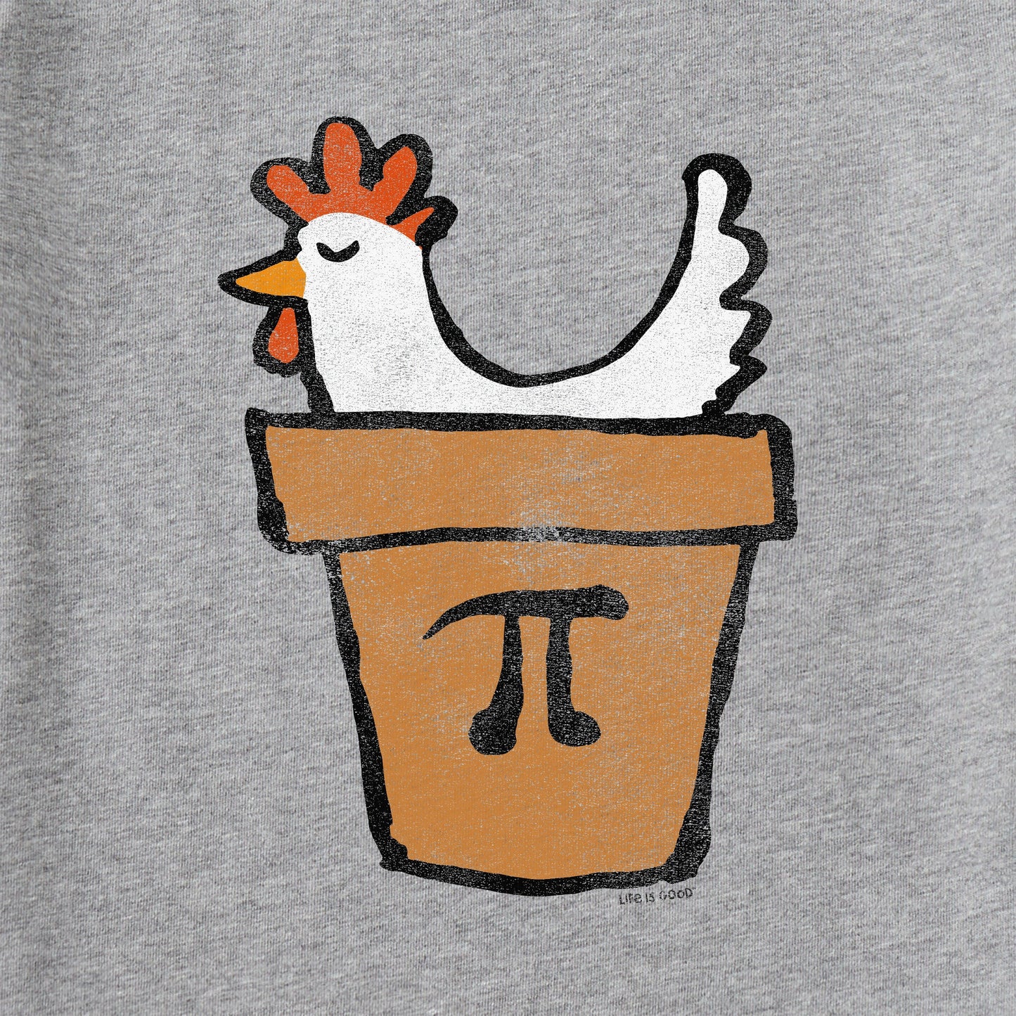 Men's Chicken Pot Pi Short Sleeve Crusher Tee