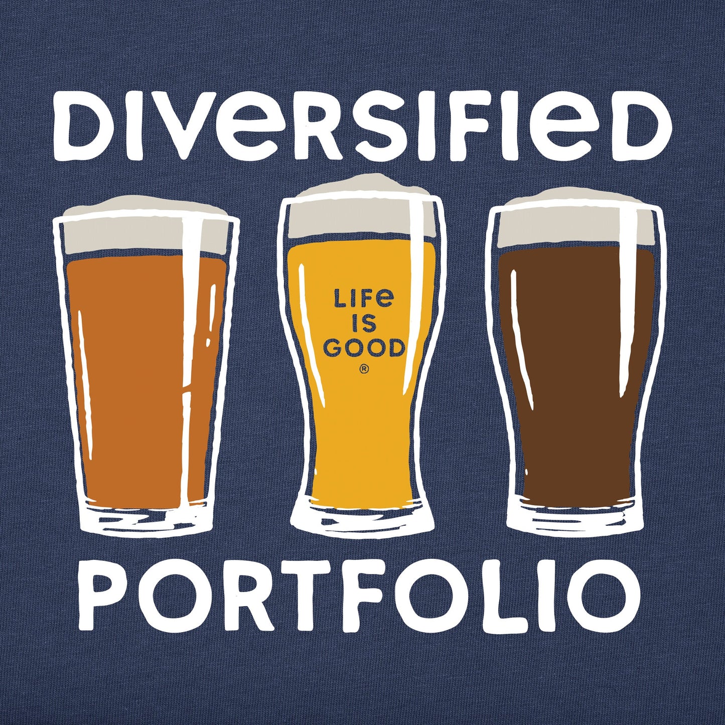 Men's Diversified Portfolio Beer Short Sleeve Tee