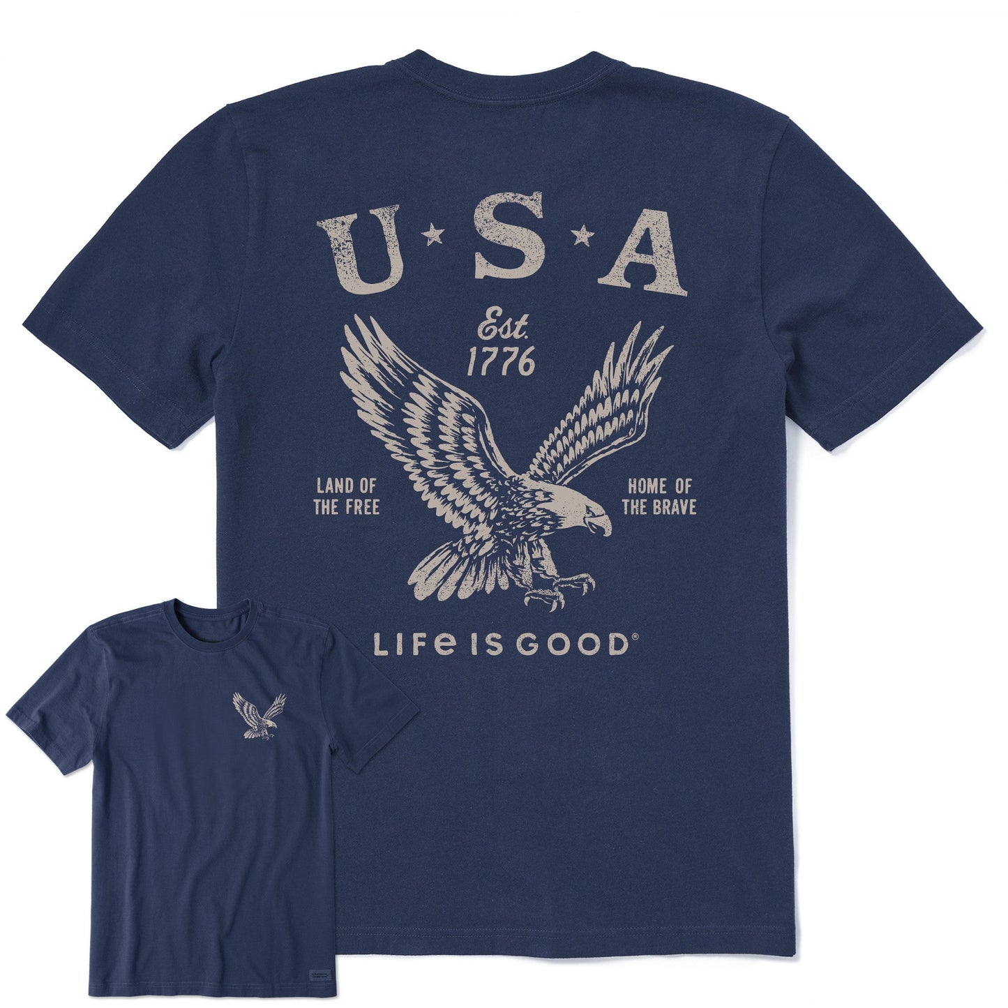 Men's USA 1776 Eagle Short Sleeve Tee