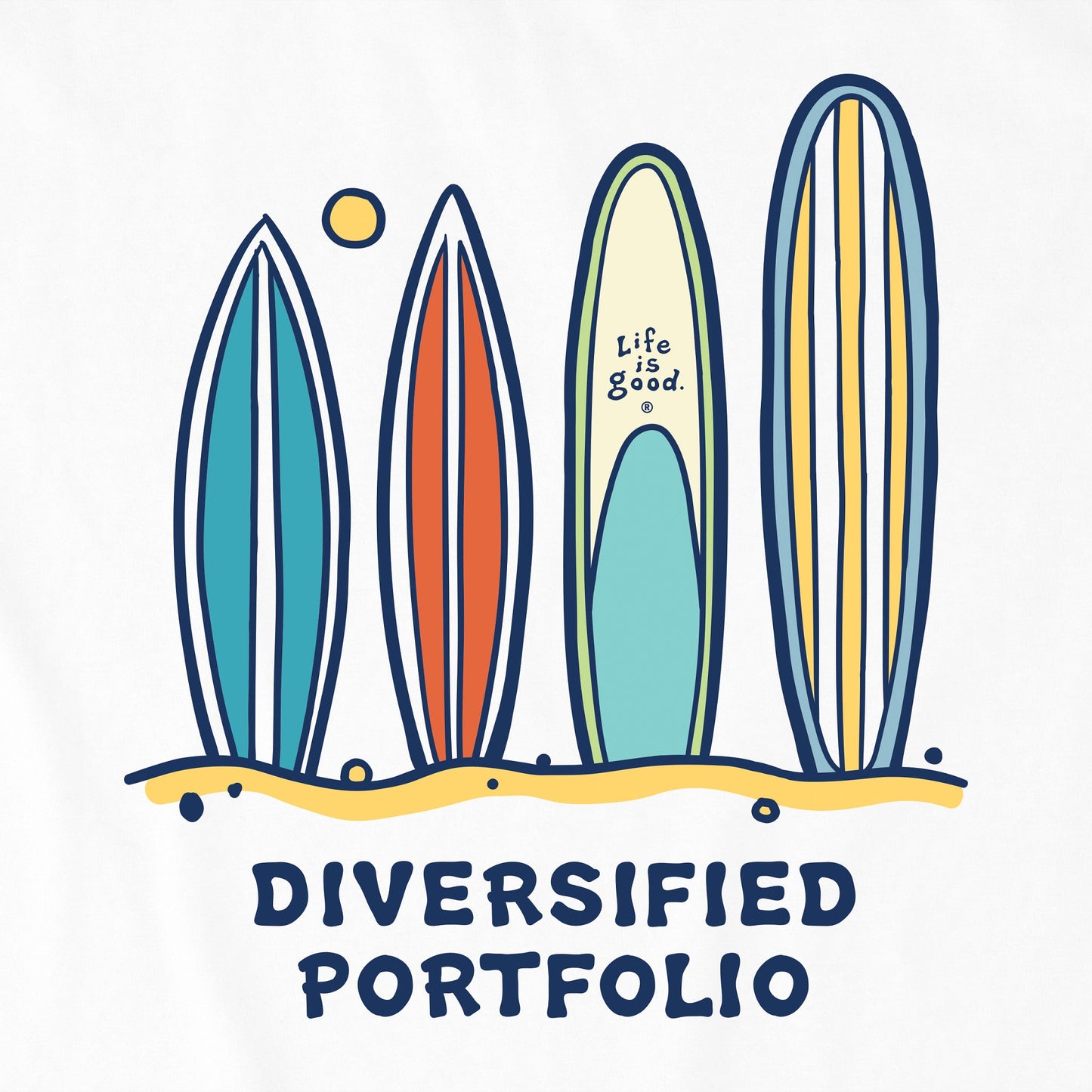 Men's Diversified Portfolio Surfboards Short Sleeve Tee