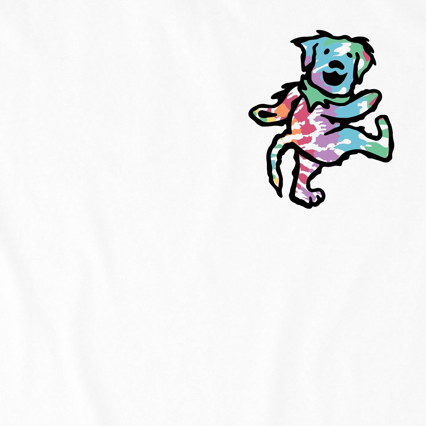 Men's Grateful Dancing Dogs Short Sleeve Tee