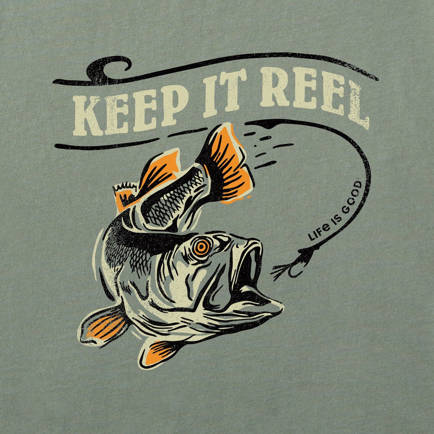 Men's Keep It Reel Bass Short Sleeve Tee