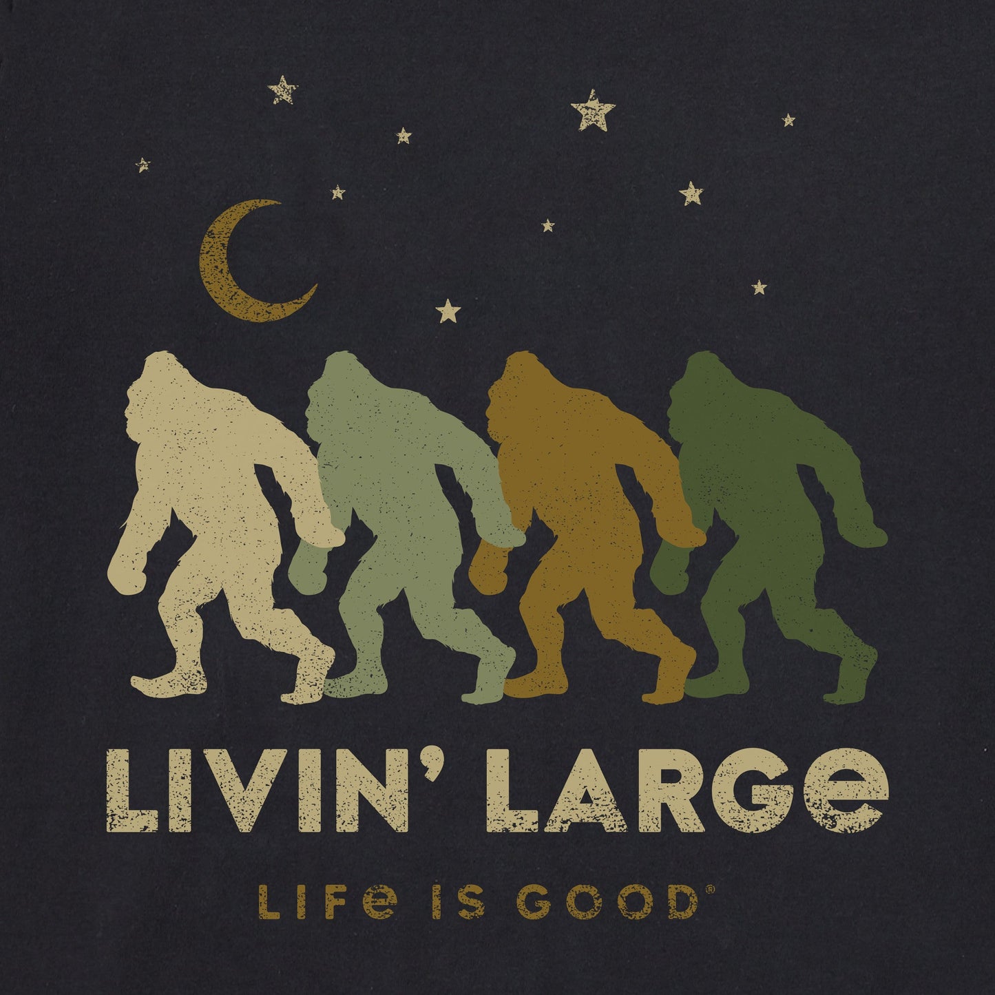 Men's Livin' Large Sasquatch Short Sleeve Tee