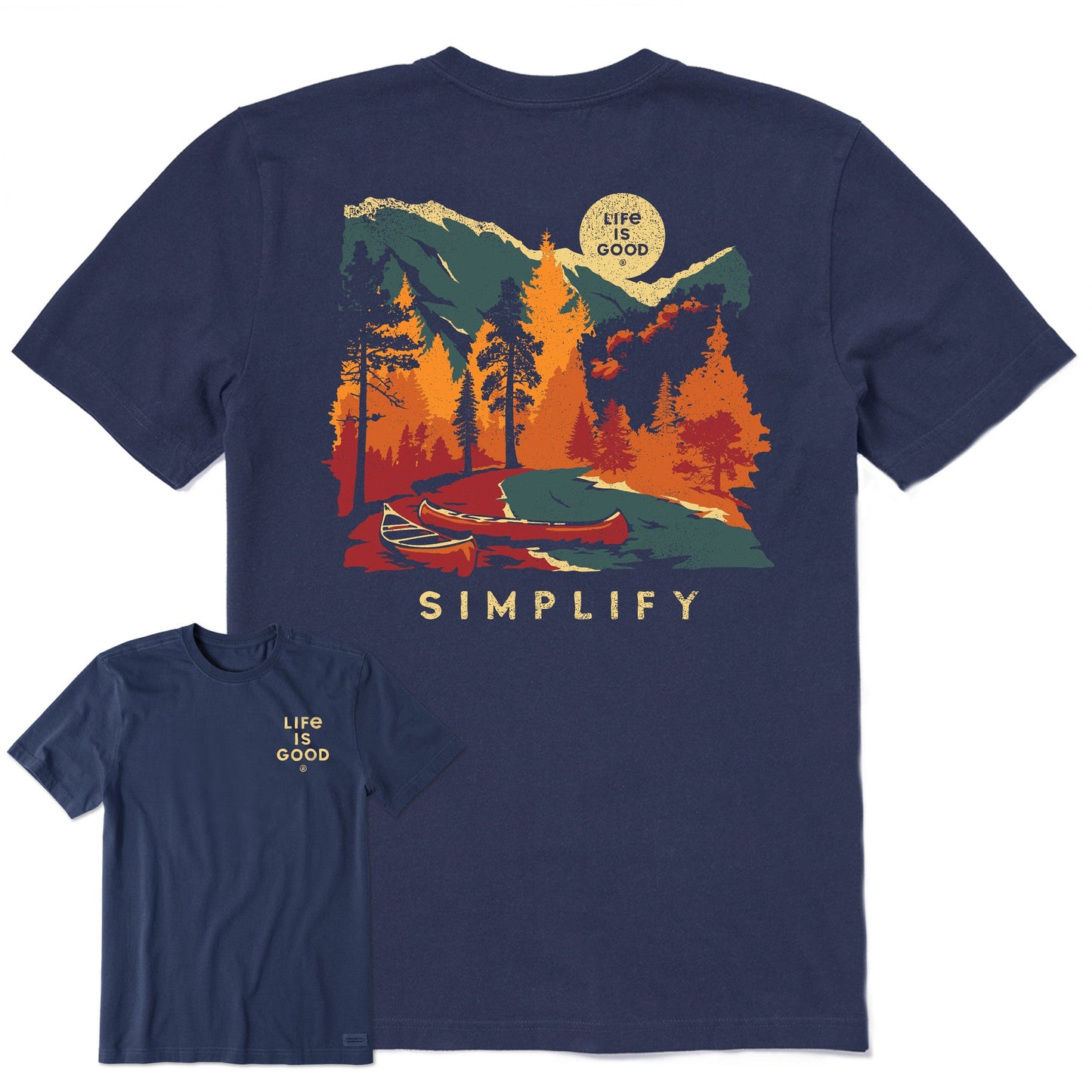 Men's Simplify Canoes Short Sleeve Crusher-LITE Tee