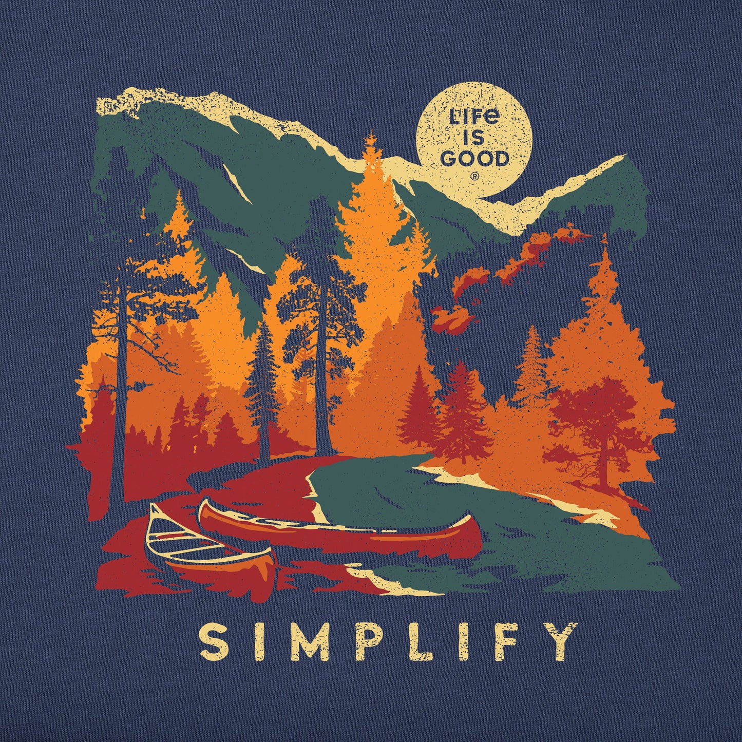 Men's Simplify Canoes Short Sleeve Crusher-LITE Tee
