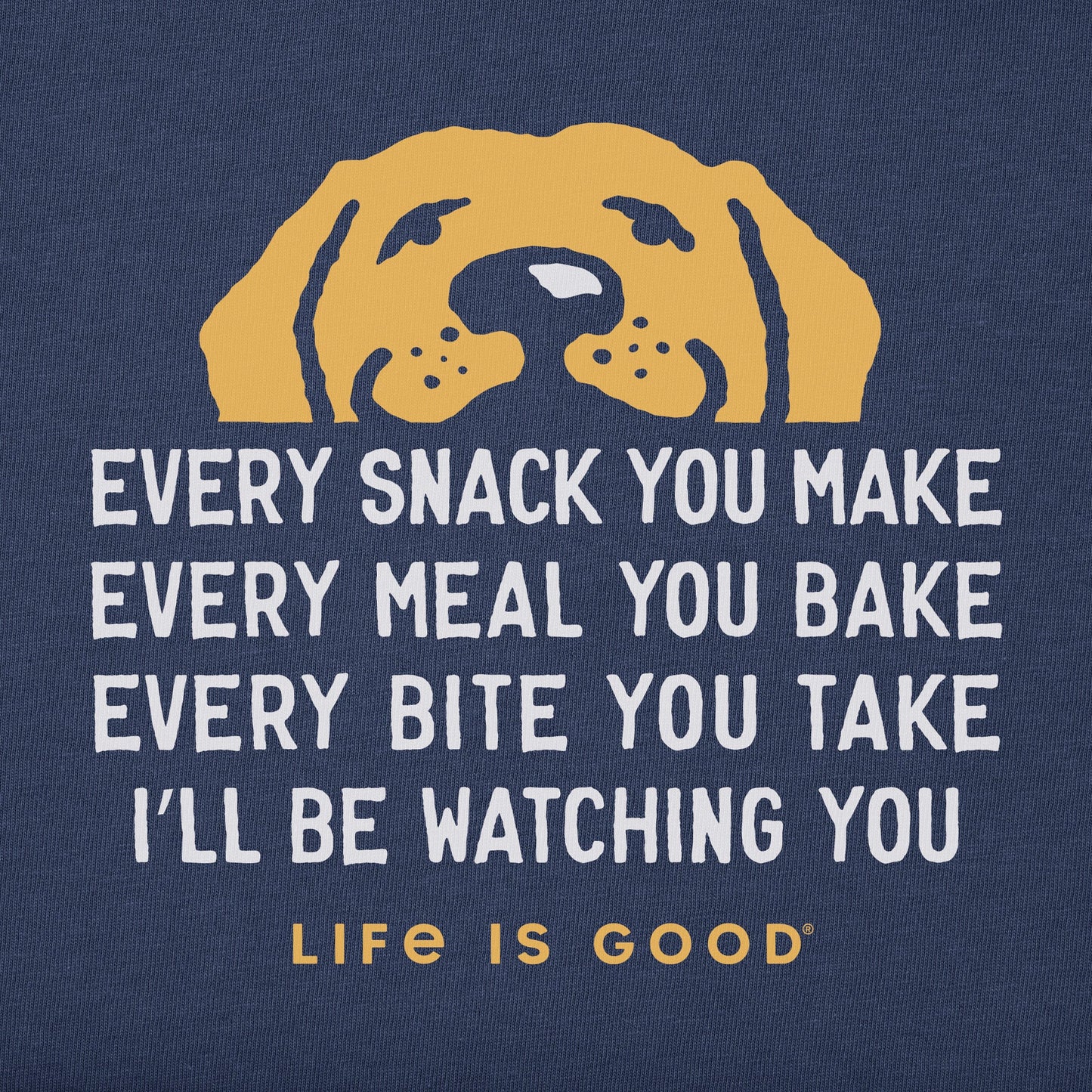 Men's I'll Be Watching You Pup Short Sleeve Crusher-LITE Tee