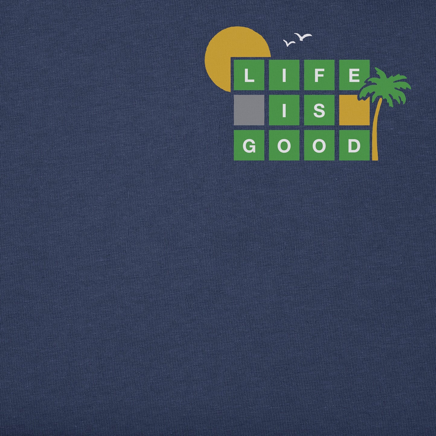 Men's Beach Word Game Short Sleeve Tee