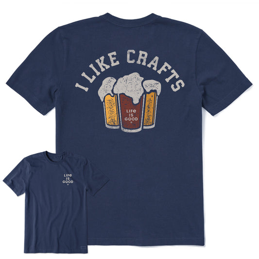 Men's I like Crafts Short Sleeve Crusher-LITE Tee