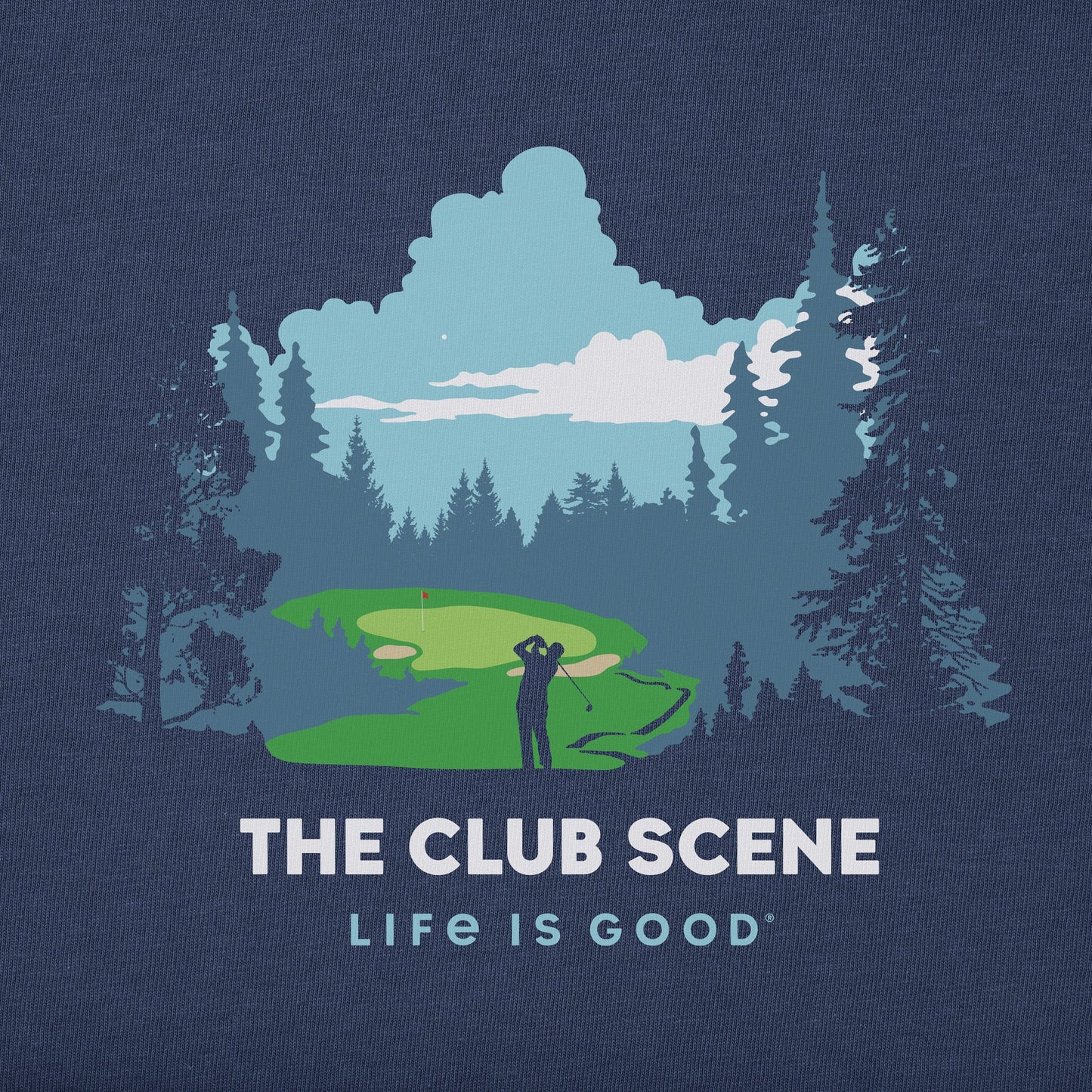 Men's The Club Scene Landscape Short Sleeve Tee