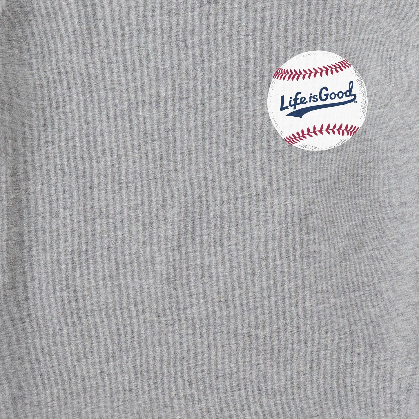 Men's Vertical USA Flag Baseball Short Sleeve Tee