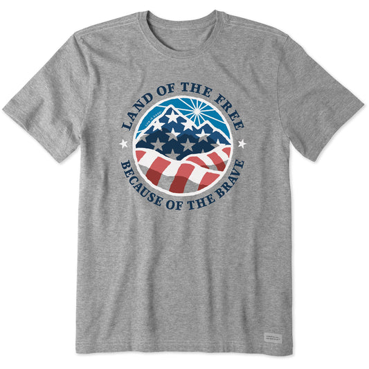 Men's Land of the Free Americana Coin Short Sleeve Tee