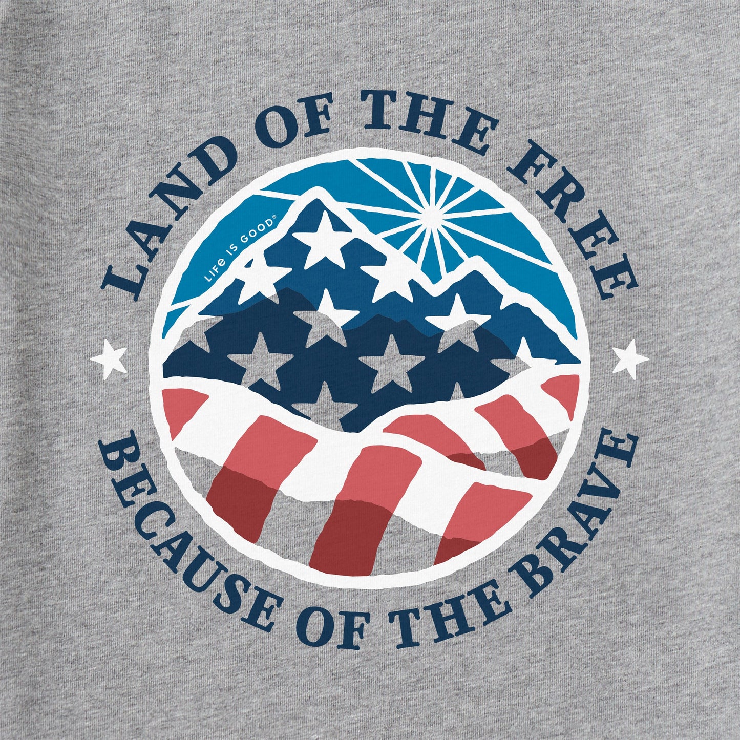 Men's Land of the Free Americana Coin Short Sleeve Tee