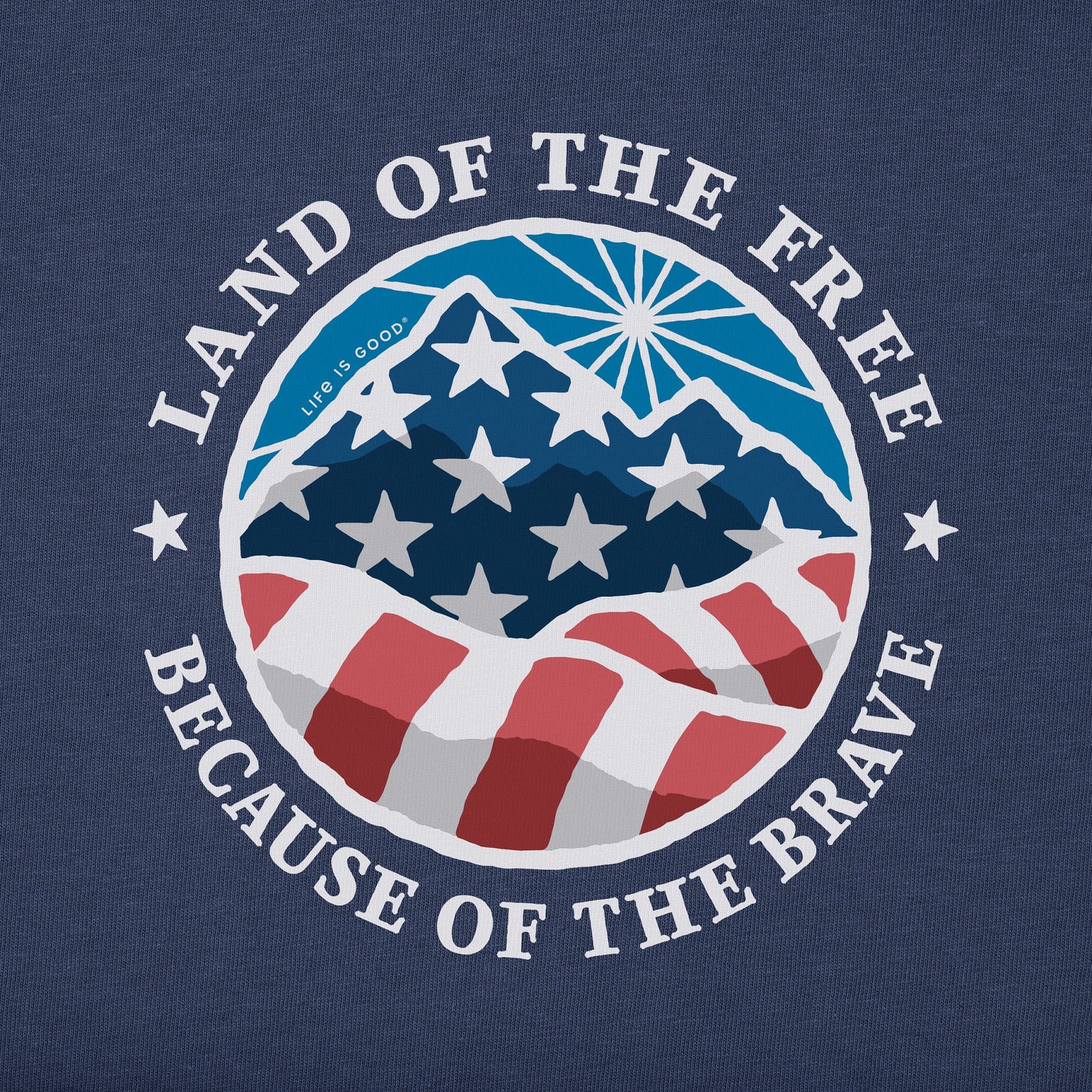 Men's Land of the Free Americana Coin Short Sleeve Tee