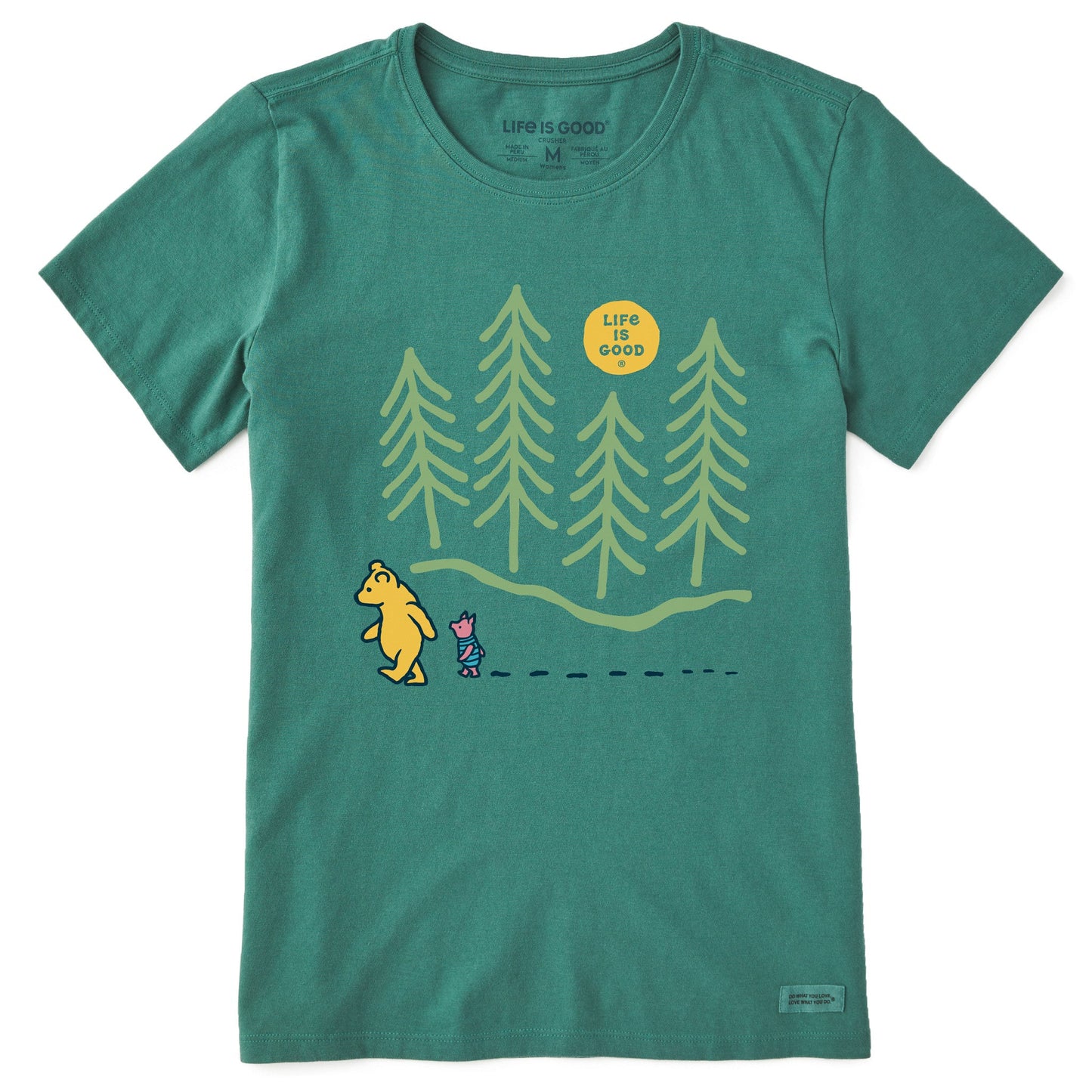 Women's Winnie Hiking Through the Woods Short Sleeve Crusher Tee