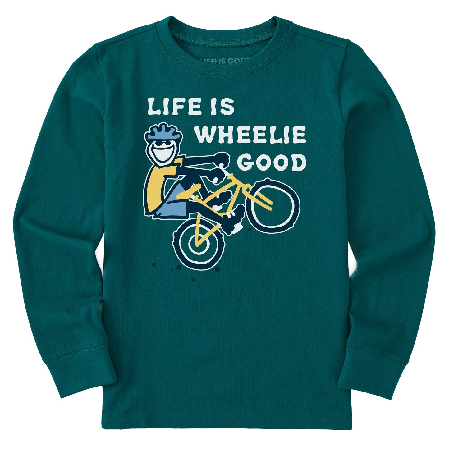 Kids Jake Wheelie Good Long Sleeve Crusher Tee
