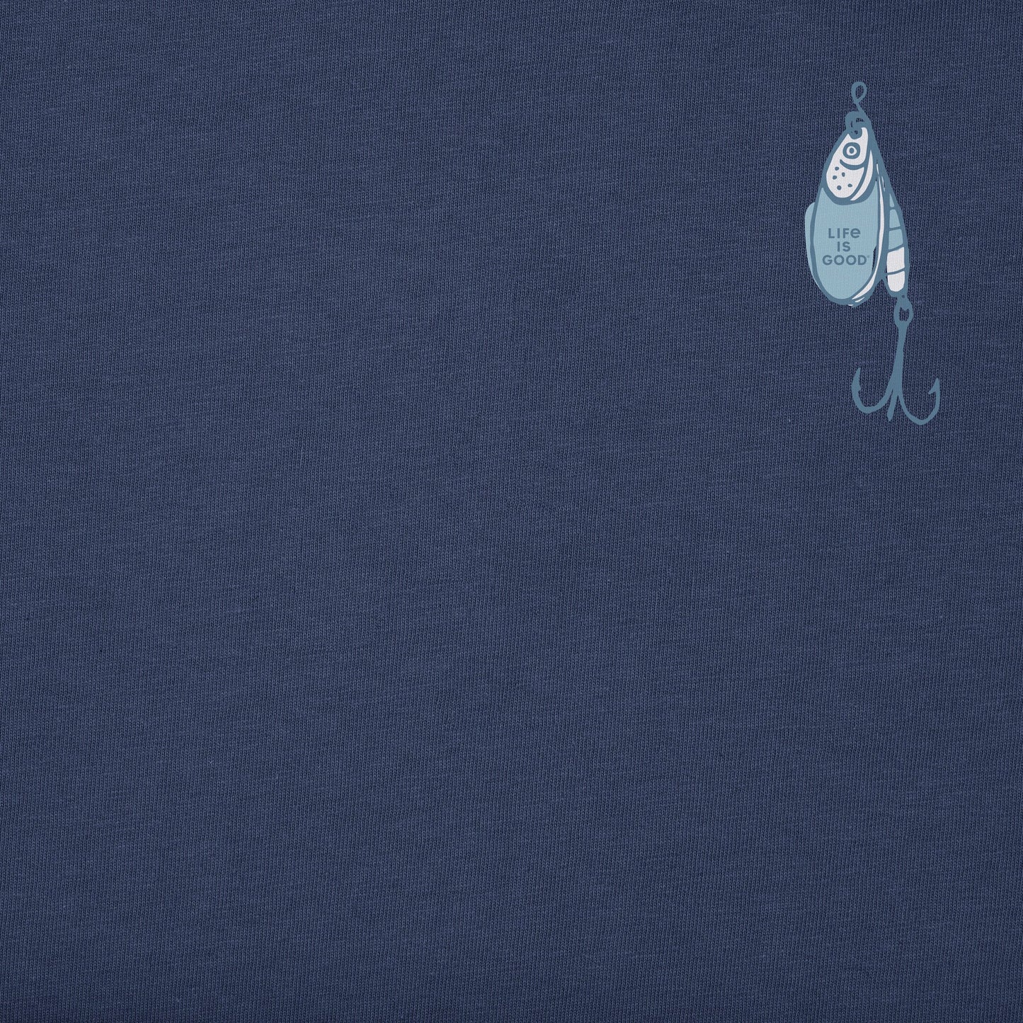 Men's Fish More Worry Less Hooks and Tackle Short Sleeve Tee