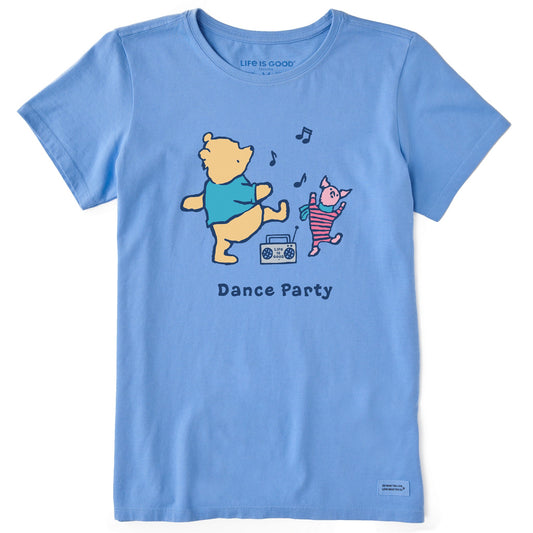 Women's Winnie & P Dance Party Short Sleeve Crusher Tee