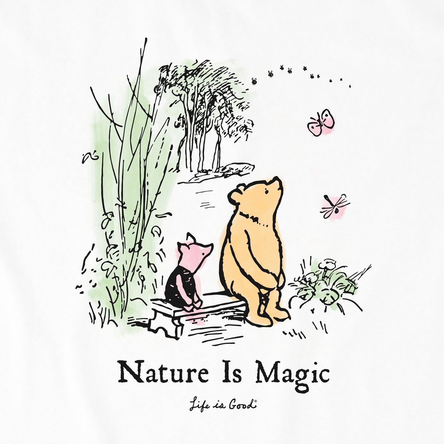 Women's Winnie & P Nature is Magic Short Sleeve Tee