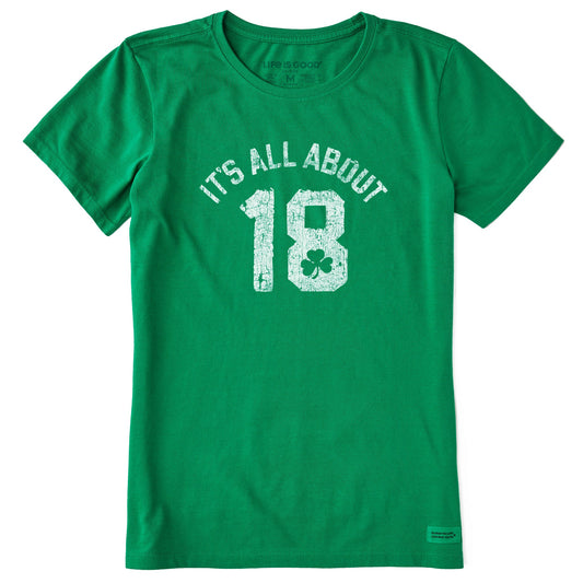 Women's All About 18 Short Sleeve Crusher Tee