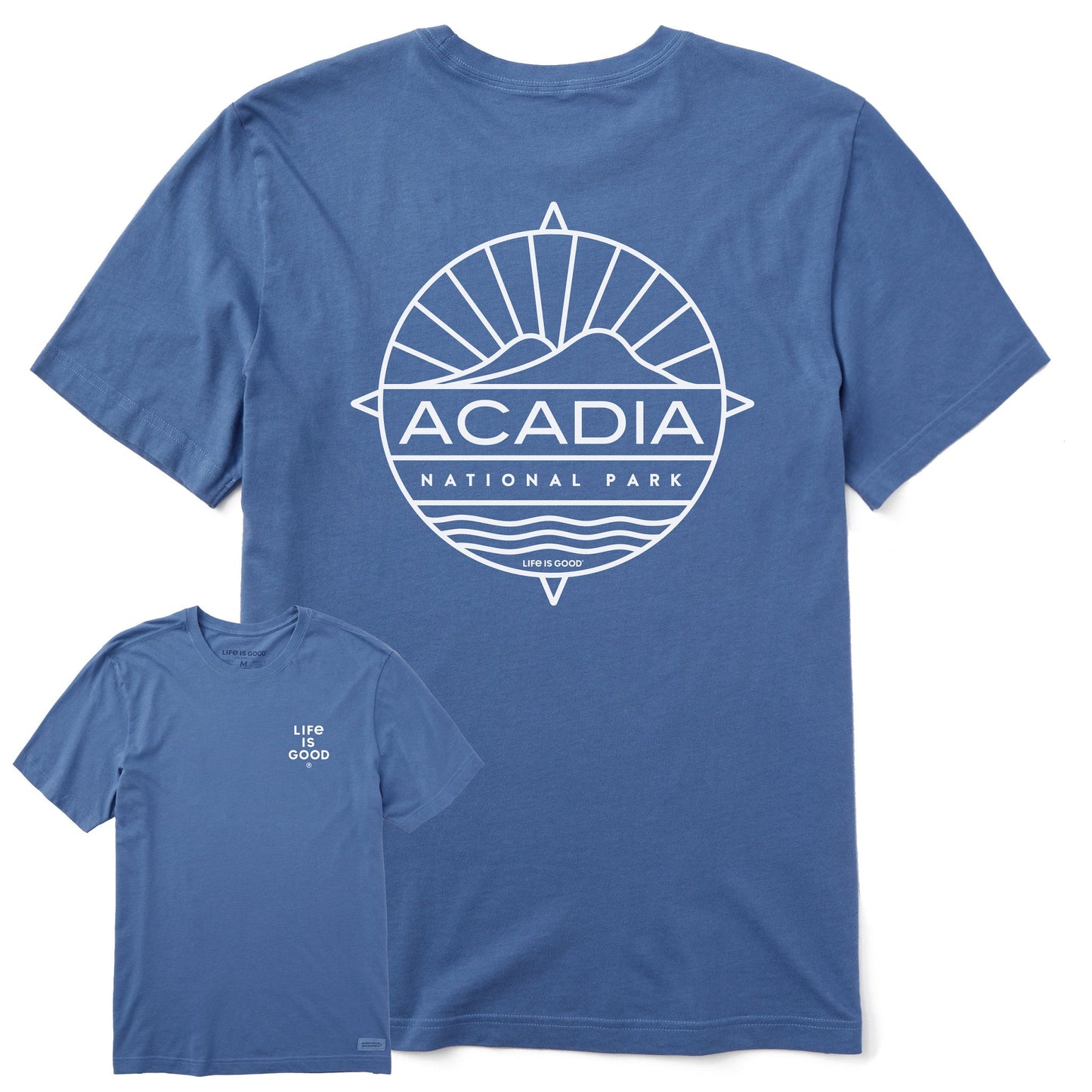 Men's Acadia Compass Short Sleeve Tee
