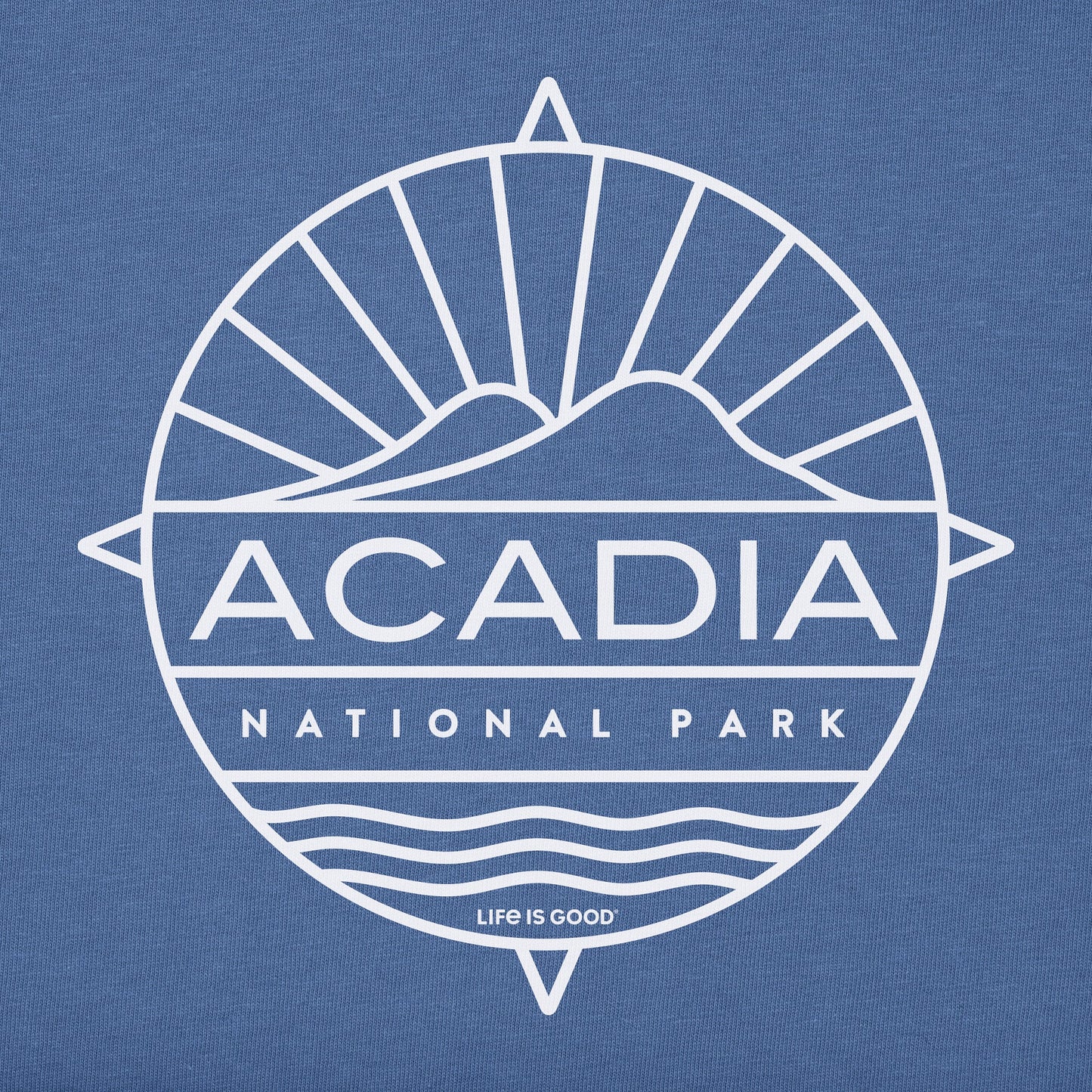 Men's Acadia Compass Short Sleeve Tee