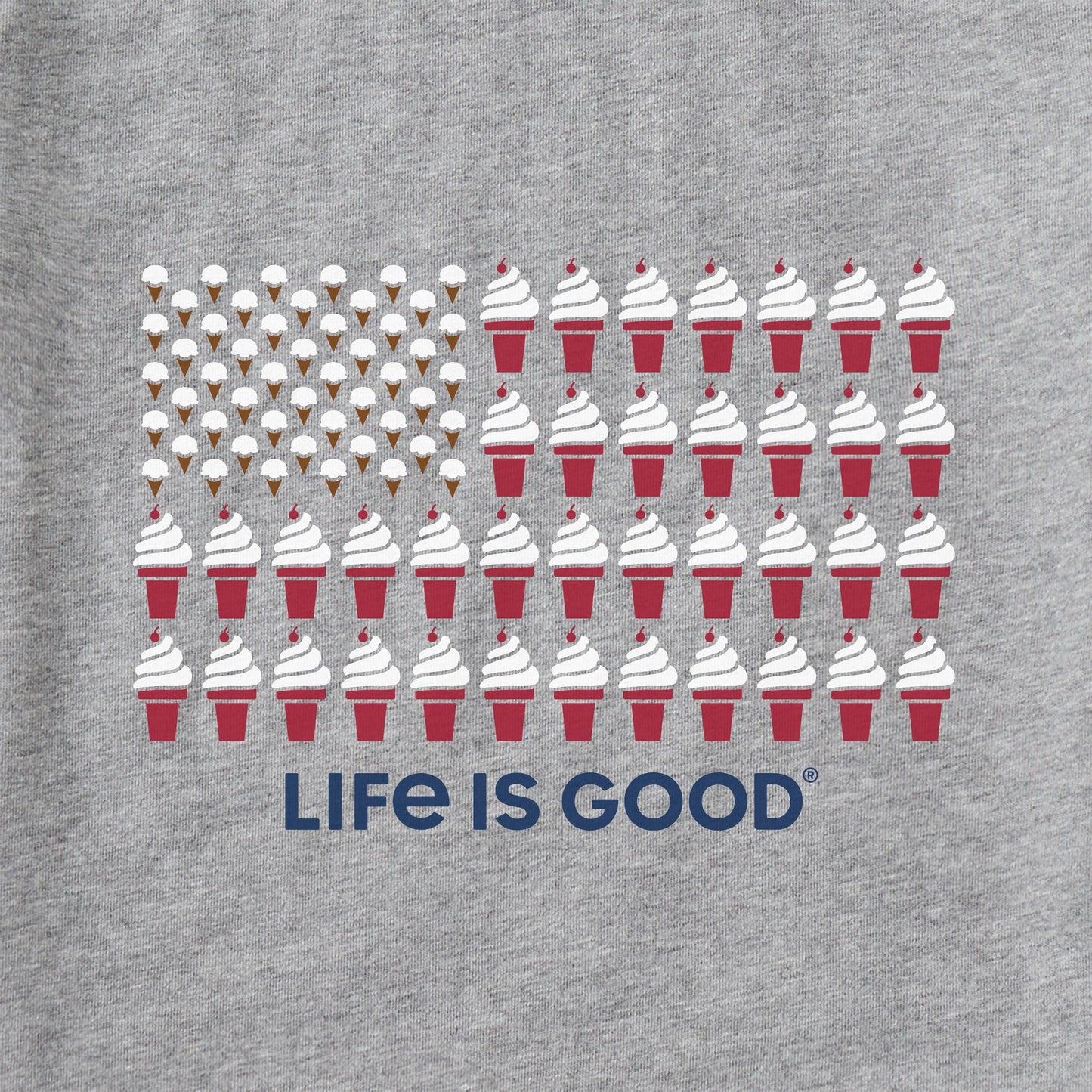 Men's Ice Cream Flag Short Sleeve Tee