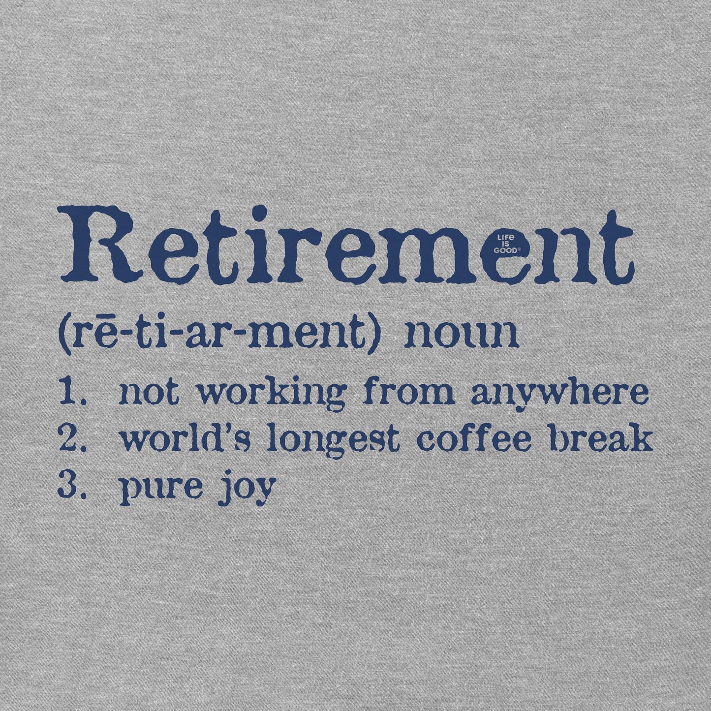 Women's Retirement Defined Short Sleeve Crusher Vee