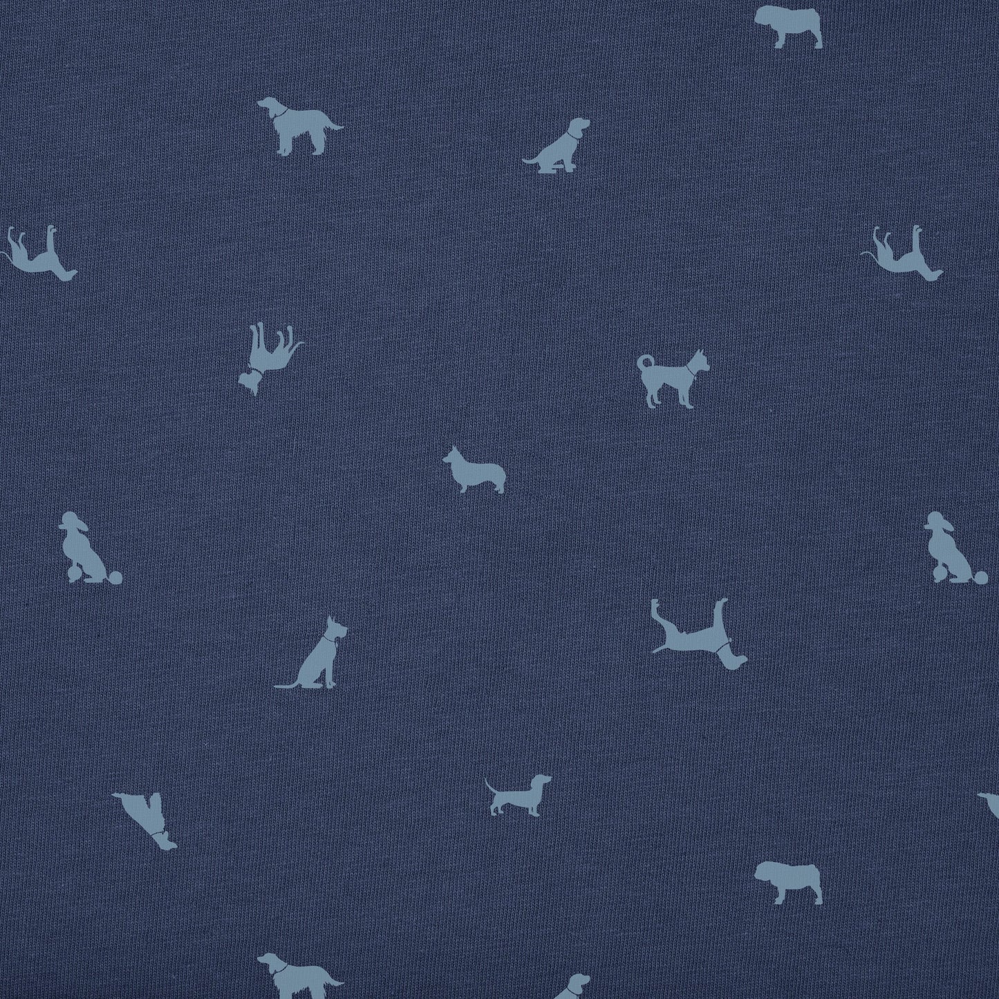 Women's Dog Ditsy Pattern Allover Print Short Sleeve Vee