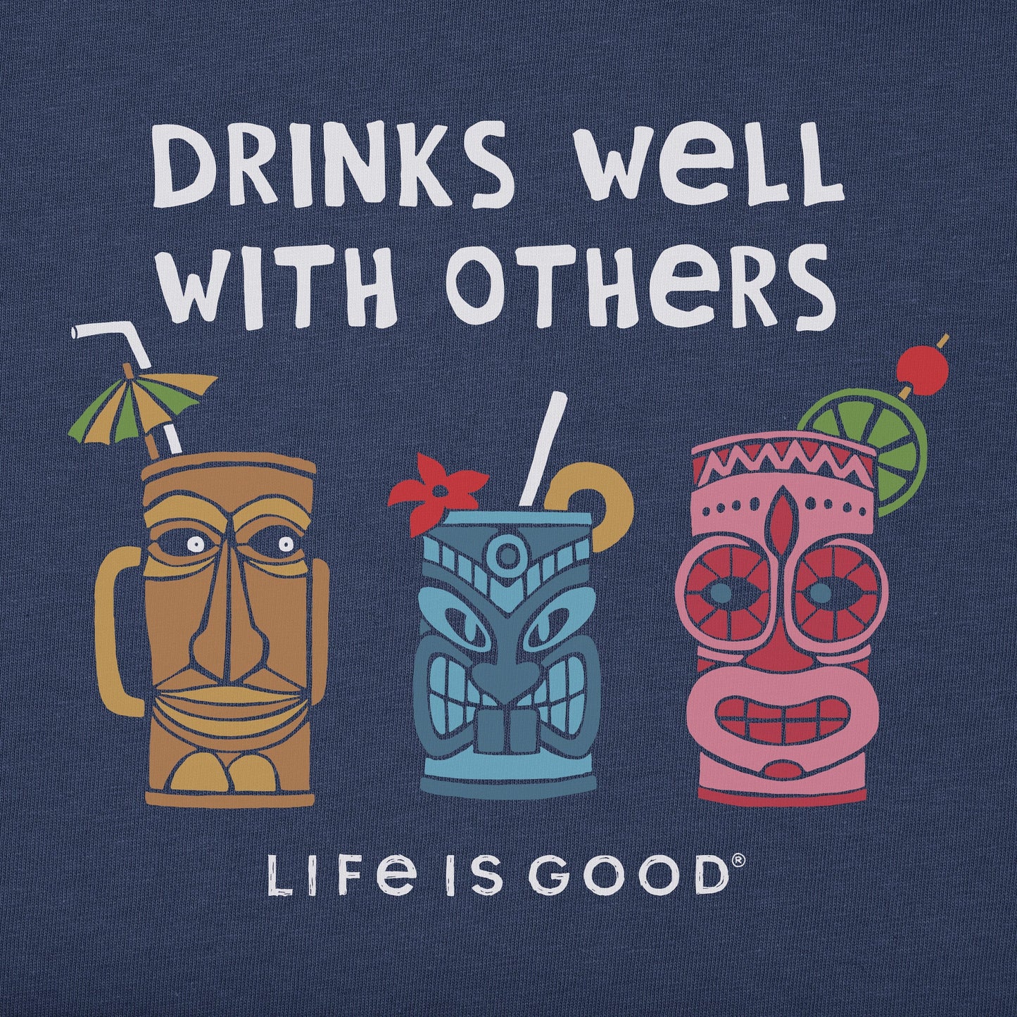 Men's Tiki Drinks Well Short Sleeve Tee
