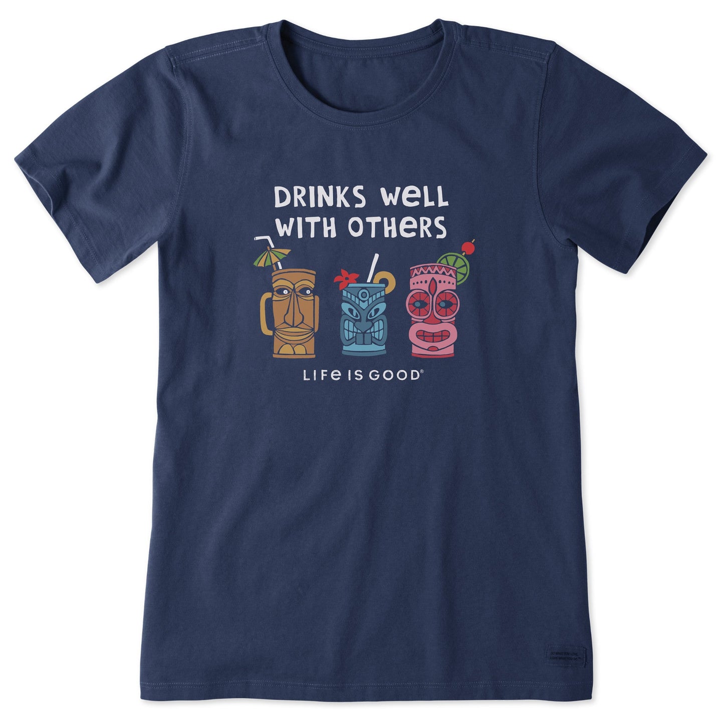 Women's Tiki Drinks Well Short Sleeve Tee