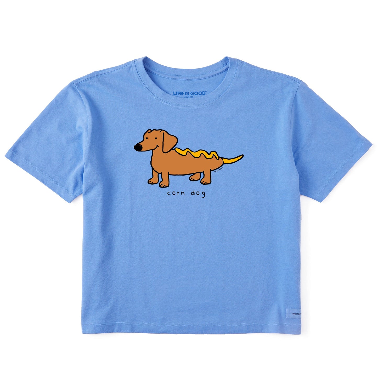 Women's Corn Dog Short Sleeve Crusher Boxy Tee