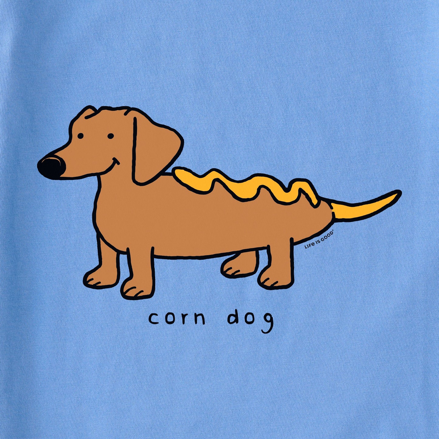 Women's Corn Dog Short Sleeve Crusher Boxy Tee