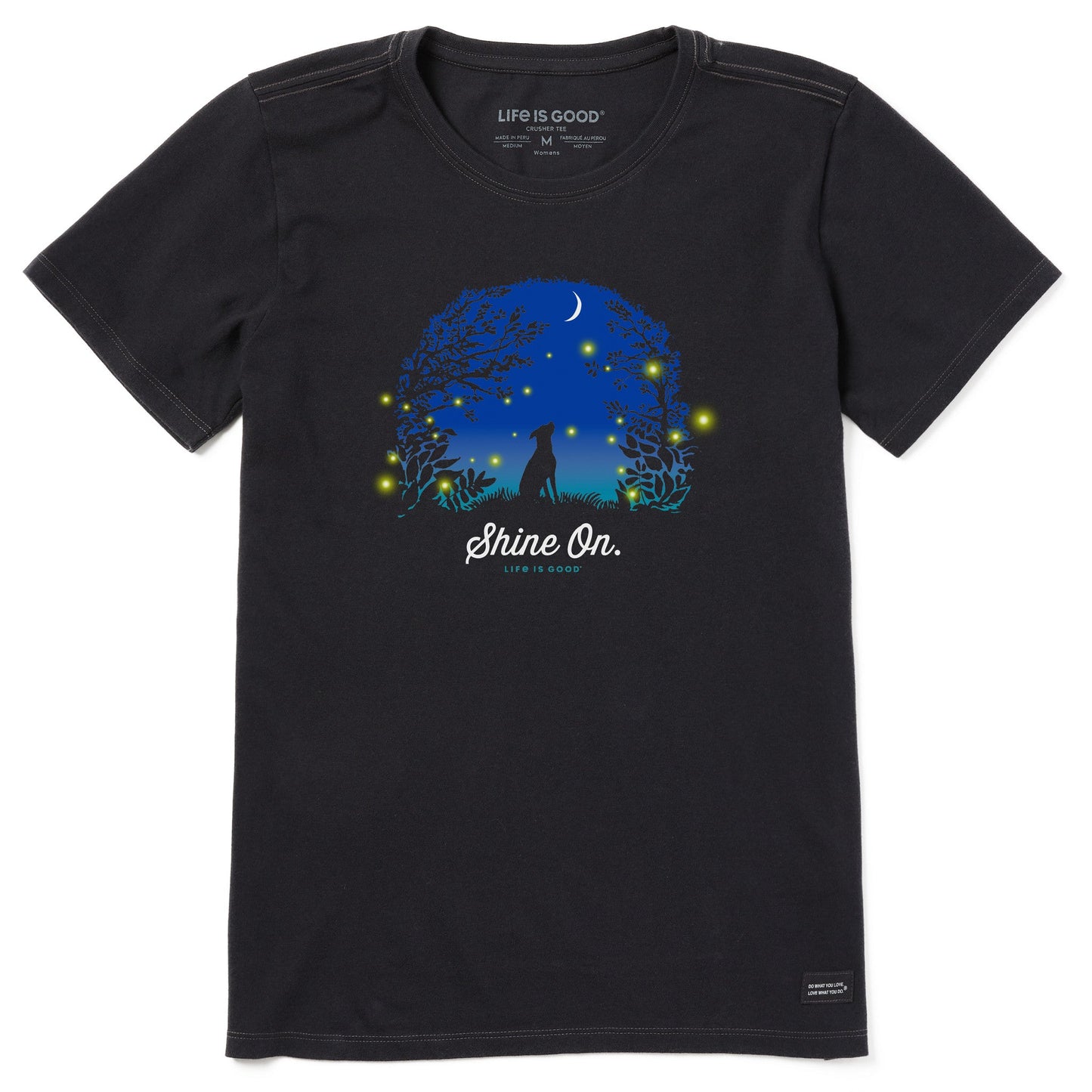 Women's Shine On Dog Landscape Short Sleeve Tee