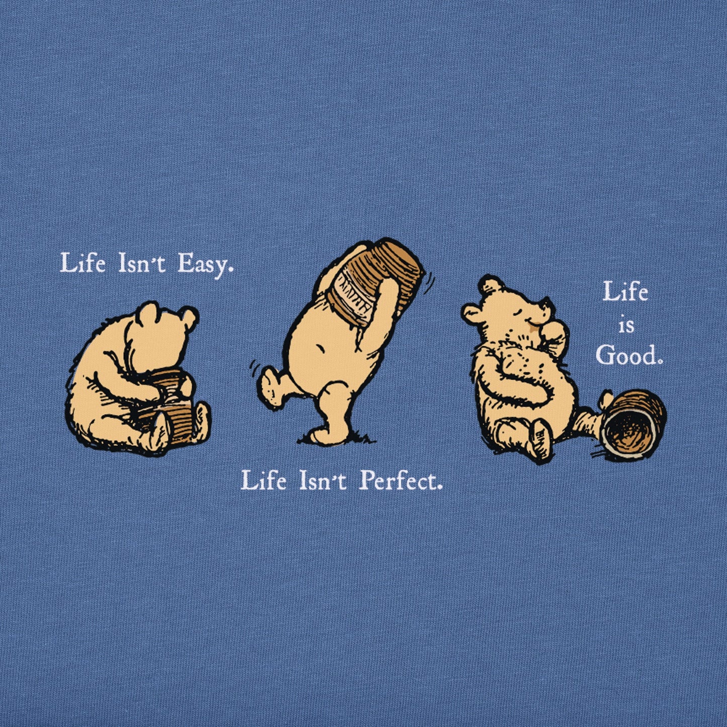 Women's Winnie Life isn't Easy Short Sleeve Vee