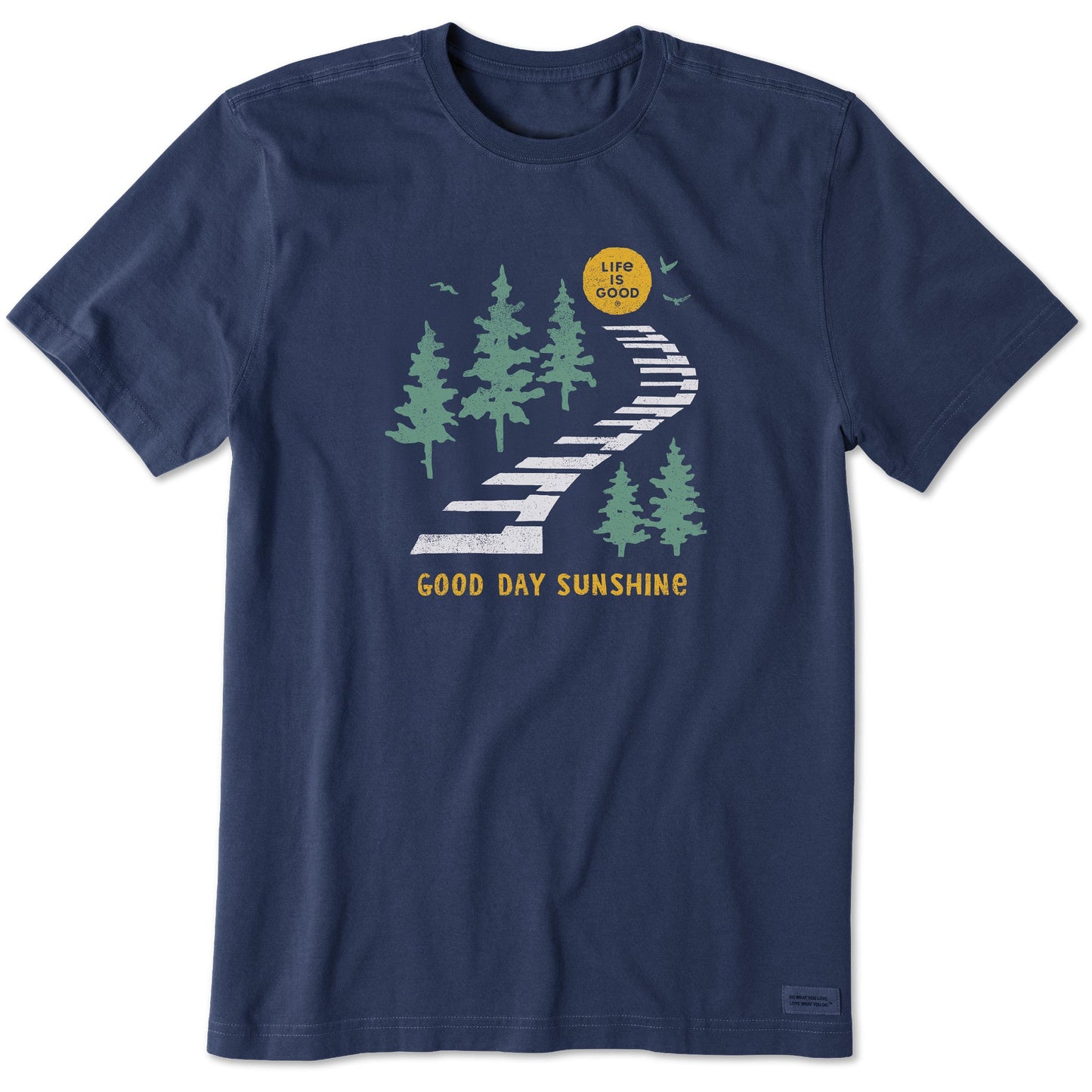 Men's Good Day Sunshine Piano Path Short Sleeve Tee