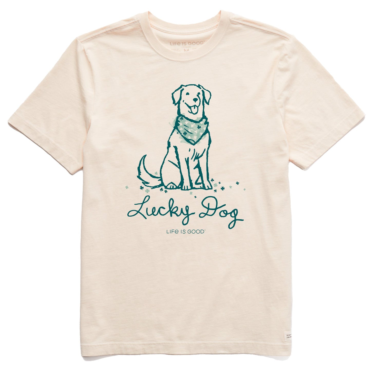 Men's Lucky Irish Dog Short Sleeve Crusher Tee