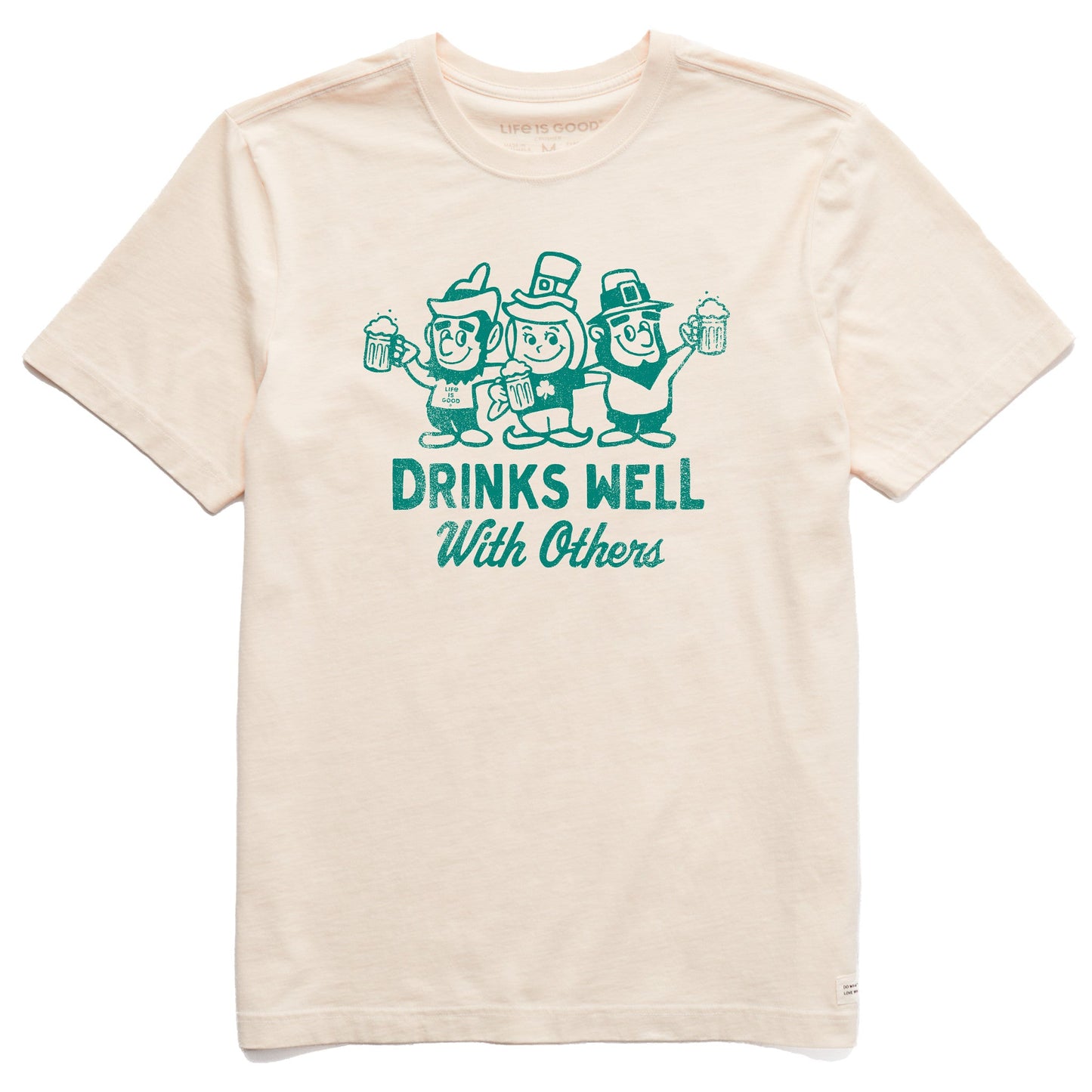 Men's Drinks Well Leprechauns Short Sleeve Crusher Tee