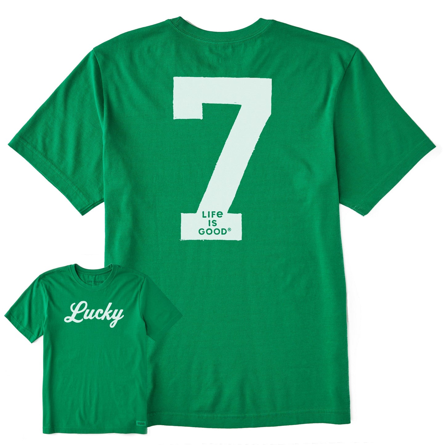 Men's Lucky 7 Short Sleeve Crusher Tee