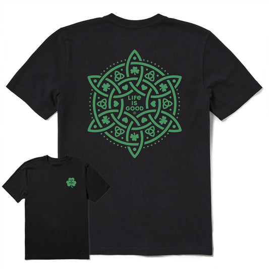 Men's Celtic Knot Mandala Short Sleeve Crusher Tee
