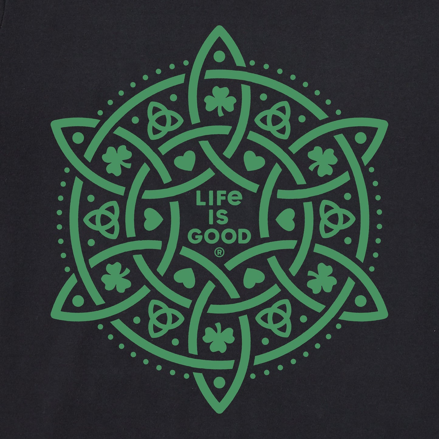 Men's Celtic Knot Mandala Short Sleeve Crusher Tee