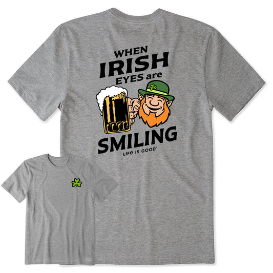 Men's Irish Eyes are Smiling Short Sleeve Crusher Tee