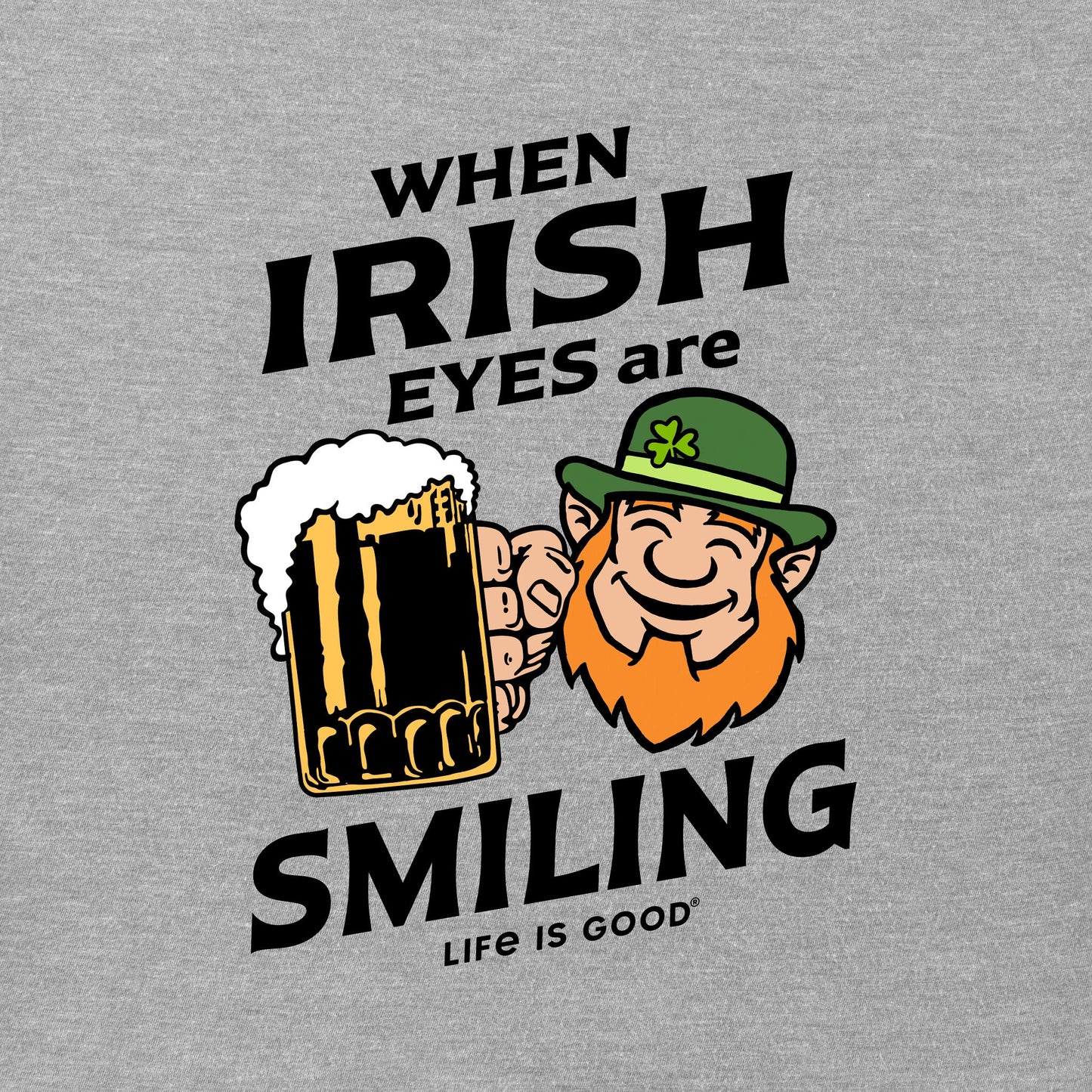 Men's Irish Eyes are Smiling Short Sleeve Crusher Tee