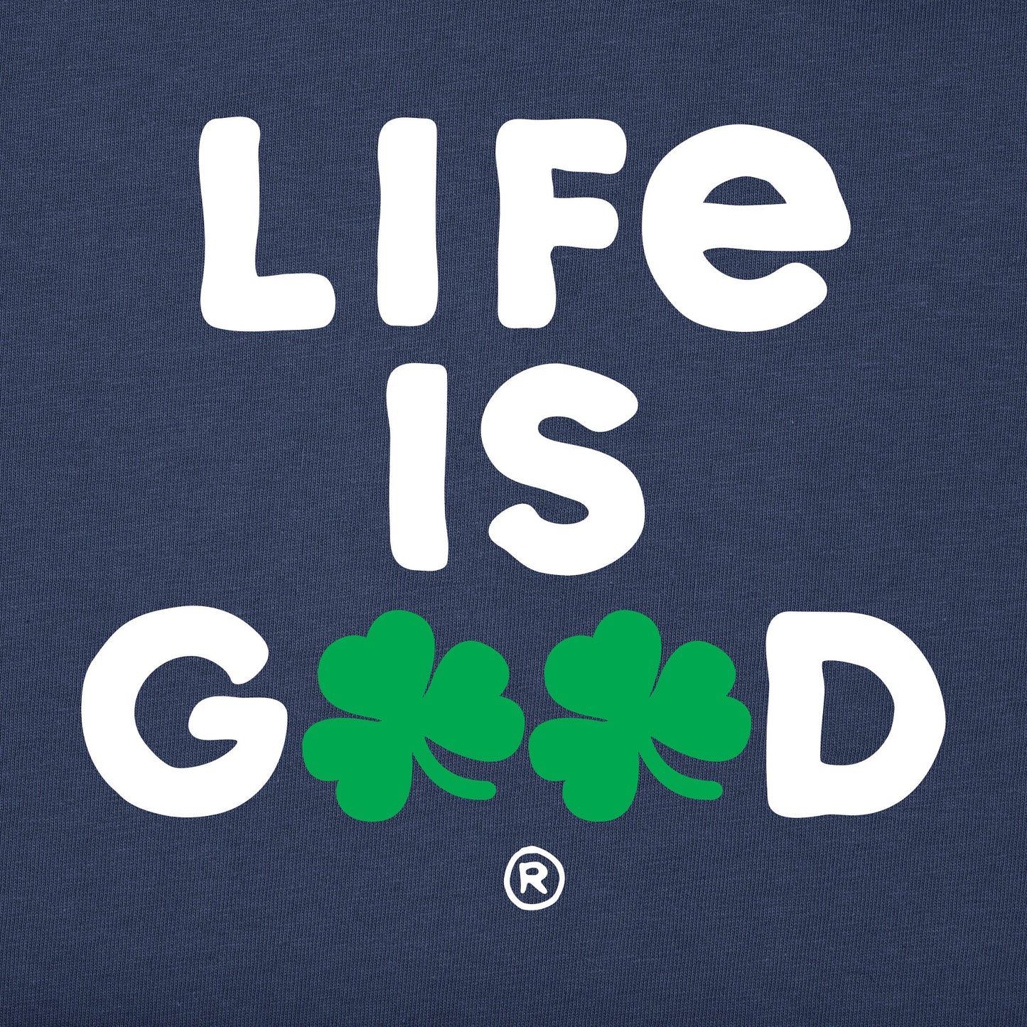 Men's Life is Clover Short Sleeve Crusher Tee