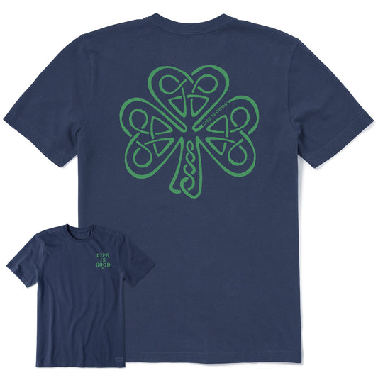 Men's Tribal Loop Shamrock Short Sleeve Crusher Tee