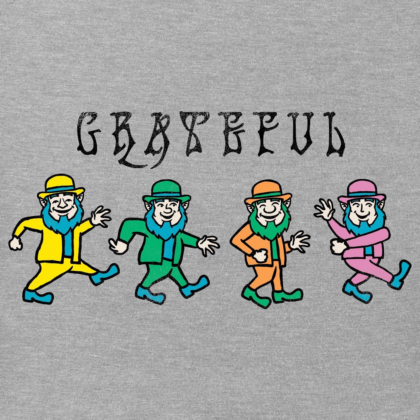 Men's Grateful Leprechauns Short Sleeve Crusher Tee